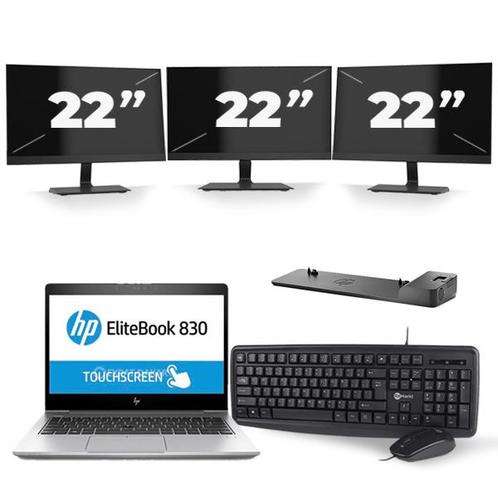 HP EliteBook 830 G5 - Intel Core i7-8e Generatie - 13 inch -, Computers en Software, Windows Laptops, Zo goed als nieuw, Verzenden