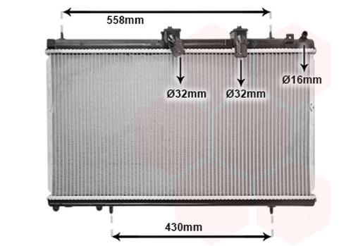 RADIATOR VOOR CITROEN C5 RC/RE 2004-2008 1330Q9, Auto-onderdelen, Airco en Verwarming, Nieuw, Ophalen of Verzenden