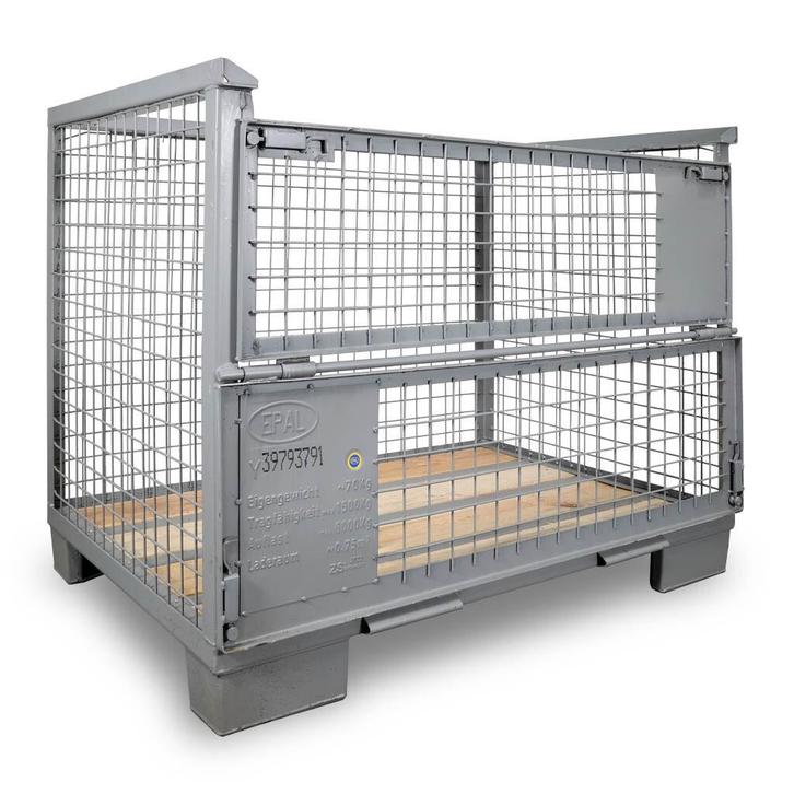 Aanbieding: Gitterbox 1240x835x970 mm (lxbxh) UIC Norm 435-3, Zakelijke goederen, Kantoor en Winkelinrichting | Magazijn, Stelling en Opslag