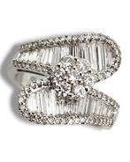Ring - 18 karaat Witgoud, 18K witgouden ring met diamanten, Nieuw