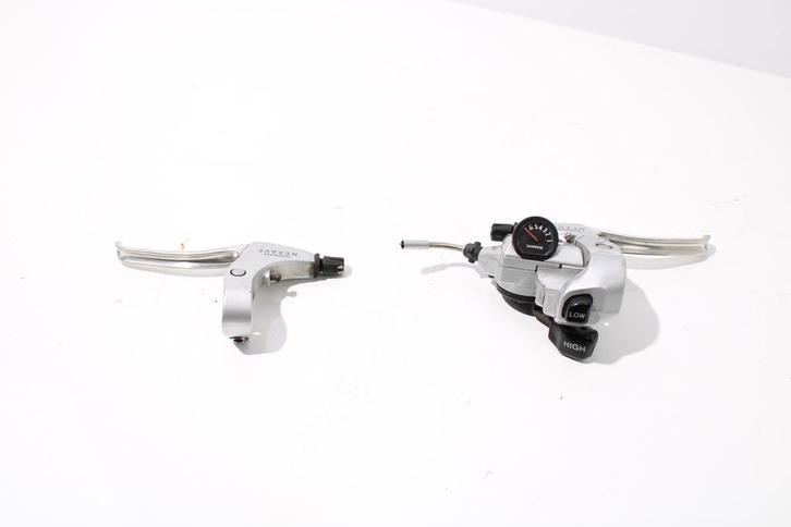 Shifter / versteller | Shimano | ST-T300 | BL-T400 remgreep, Fietsen en Brommers, Fietsonderdelen, Gebruikt