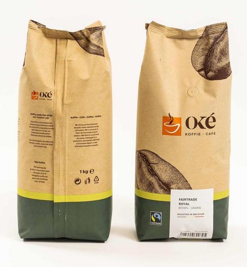 Oké koffiebonen, zak van 1 kg, Fairtrade Royal, Zakelijke goederen, Partijgoederen en Retail | Verpakking en Verzending, Ophalen of Verzenden