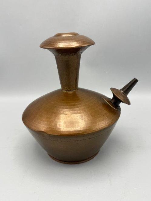 Kan - Koper - handgehamerde gendi, Antiek en Kunst, Curiosa en Brocante