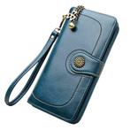 ZILOU Portemonnee - Polsband - Telefoonvak - Blauw [TIP!], Sieraden, Tassen en Uiterlijk, Portemonnees, Verzenden, Nieuw, Blauw