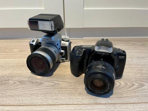 Minolta Dynax 505si + Dynax 300si + Zoomlenses 35-70mm +, Audio, Tv en Foto, Fotocamera's Analoog