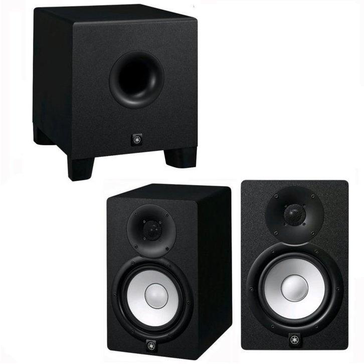 Yamaha HS7 actieve studio monitor set met HS8S subwoofer, Audio, Tv en Foto, Luidsprekers, Verzenden