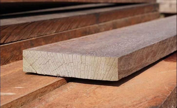 Hardhouten plank B 40 x H 200 x L 400 cm, Dieren en Toebehoren, Runderen