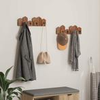 vidaXL Hanger Bruin 48 x 8 x 15 cm Massief Mahoniehout, Kleding | Dames, Kledinghangers, Verzenden, Nieuw