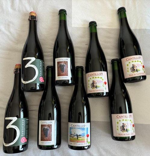 3 Fonteinen & Cantillon - Diverse Ales - zie beschrijving -, Verzamelen, Wijnen