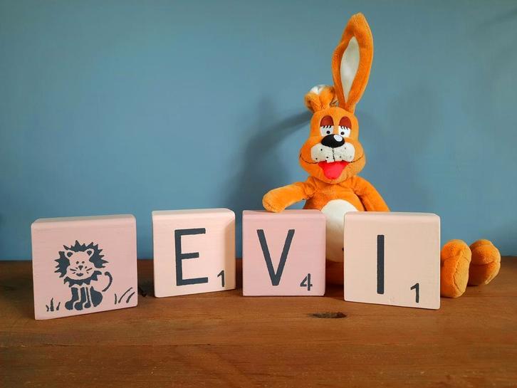 letterblokjes naambordjes geboortebord babyshower, Kinderen en Baby's, Kraamcadeaus en Geboorteborden, Geboortebord, Nieuw, Ophalen of Verzenden