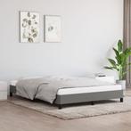Bedframe Stof Donkergrijs 140x190 - Retourdeal, Huis en Inrichting, Slaapkamer | Bedden, 200 cm, Nieuw, Tweepersoons, 140 cm