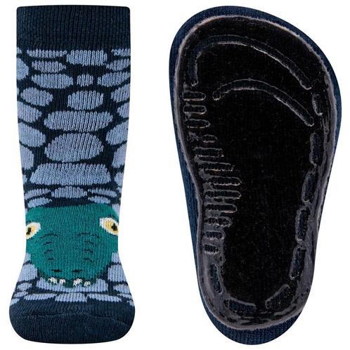 Antislipsok Ewers - Donkerblauw - Krokodil met Schubben-23/2, Kinderen en Baby's, Kinderkleding | Schoenen en Sokken, Jongen, Nieuw