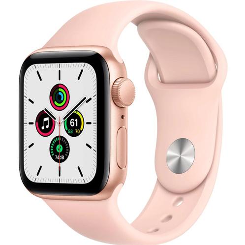 ≥ Tweedehands Apple Watch SE 44mm, Aluminum, GPS Gold — Smartwatches — Marktplaats