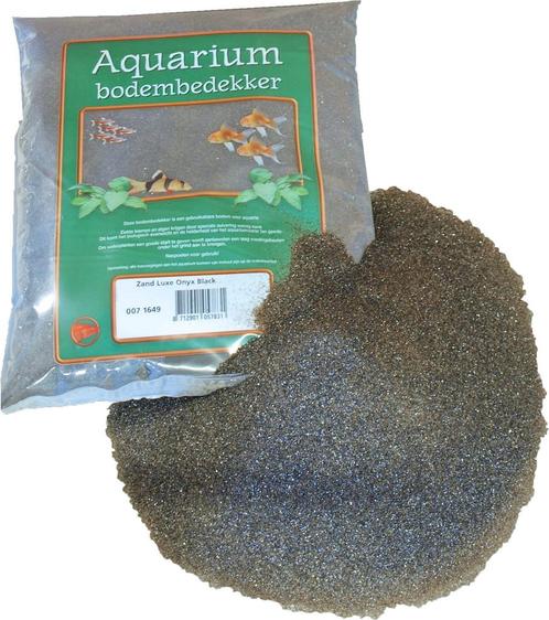 Aquarium Zand Luxe Onyx Black 4 kg., Dieren en Toebehoren, Vissen | Aquaria en Toebehoren, Nieuw, Ophalen of Verzenden