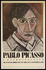 Pablo Picasso, after - Affiche originale dexposition - A, Antiek en Kunst, Kunst | Tekeningen en Foto's