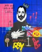 Quiona+ (1987) - The Nobleman with His Hand on His Heart, Antiek en Kunst, Kunst | Schilderijen | Modern