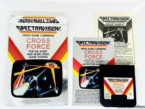 Atari 2600 - Spectravision - Cross Force, Spelcomputers en Games, Games | Atari, Gebruikt, Verzenden
