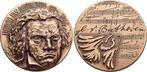 Bronze-medaille o Jahr 1977 Musik Beethoven, Ludwig van 1..., Verzenden