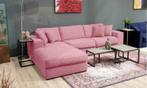 Loungebank Berlicum - loungebanken - Roze, Huis en Inrichting, Banken | Sofa's en Chaises Longues, Nieuw, Stof
