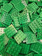 Lego Onderdelen - New 250pcs Plates 4x4 Green, Nieuw