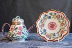 Theepot (2) - Porselein - Theepot met schotel