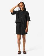 HEMA Dames korte broek Tatum zwart, Kleding | Dames, Verzenden, Nieuw