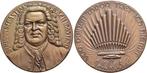 Bronze-medaille Musik Bach, Johann Sebastion 1685-1750, d..., Verzenden