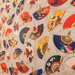 Oosterse Stof - Traditionele Japanse Ventilatoren - Textiel