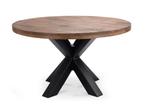 Veiling - Eetttafel Meta Rond - Diameter 130 - Hout - Matrix, Huis en Inrichting, Tafels | Eettafels, Nieuw