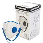 Silverline Vouwbaar FFP2 stofmasker met ventiel - 25 stuk..., Ophalen of Verzenden, Nieuw
