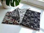 4 Fat quarters - Zwart Wit mix Quiltstoffen / Patchwork stof, Ophalen of Verzenden, Nieuw