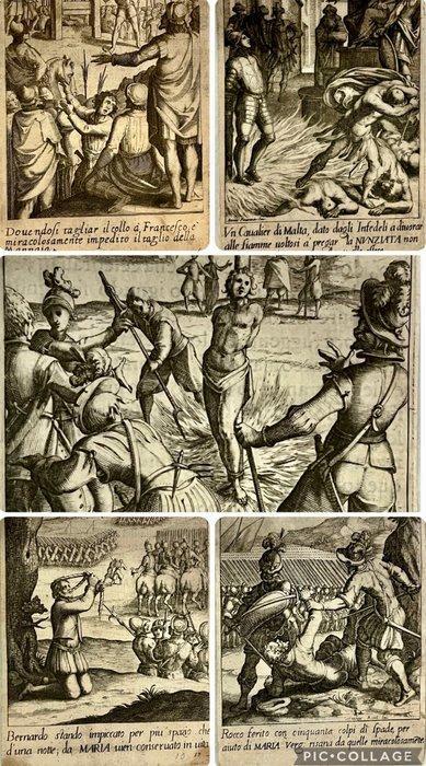 Jacques Callot (1592-1635) - Scelta dAlcuni Miracoli e, Antiek en Kunst, Antiek | Overige Antiek