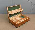 Kist - Vintage Naaikist - Hout, Messing, Antiek en Kunst