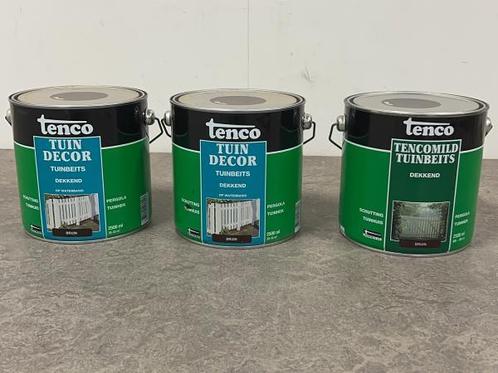 Veiling - Tenco tuinbeits bruin set 3-delig, Doe-het-zelf en Verbouw, Verf, Beits en Lak
