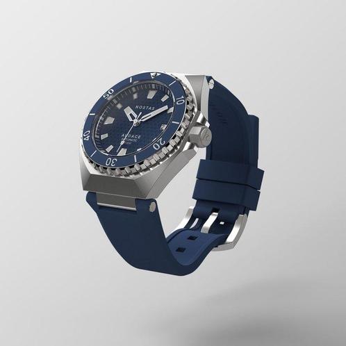 NOSTAS - Audace 500 – Ocean Blue - NA502 Svizzero sellita sw, Sieraden, Tassen en Uiterlijk, Horloges | Heren