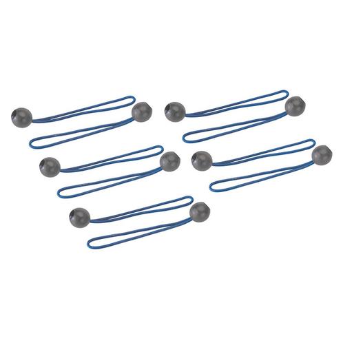 Silverline Elastische zeildoek spankoorden - 175 mm - set..., Caravans en Kamperen, Caravan accessoires, Nieuw, Ophalen of Verzenden