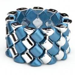 Corsage Polscorsage Carnival Blue Corsage Polscor, Huis en Inrichting, Woonaccessoires | Kunstplanten en Kunstbloemen, Nieuw, Ophalen of Verzenden