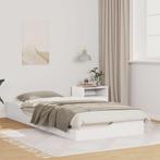 vidaXL Bedframe Wit 100 x 210 cm Massief grenenhout, Verzenden, Nieuw, Wit, Hout