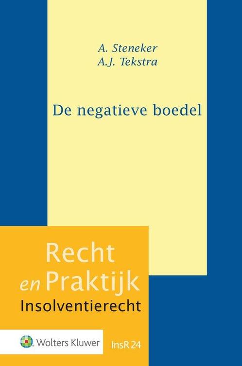 9789013163278 De negatieve boedel A. Steneker, Boeken, Studieboeken en Cursussen, Nieuw, Verzenden