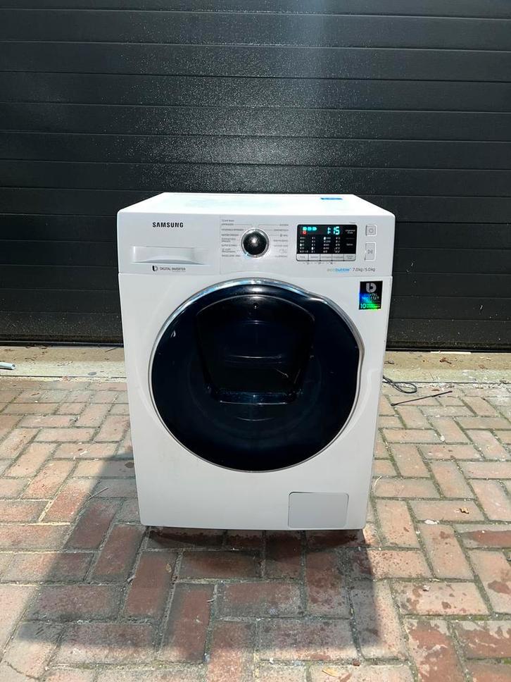 TOPDEAL! Samsung 8/5KG Wasdroogcombinatie! Nette Staat!, Witgoed en Apparatuur, Wasmachines, Minder dan 85 cm, 1200 tot 1600 toeren