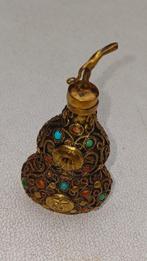 Zeldzaam Chinees Filigraan Snuifflesje – Dubbele Kalebas