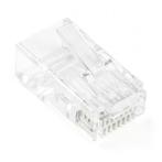 RJ45 connector | Cat6 U/UTP (Voor stugge kern, 10 stuks), Computers en Software, Pc- en Netwerkkabels, Verzenden, Nieuw