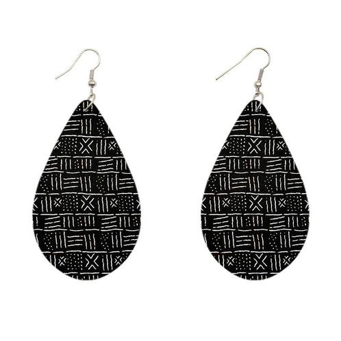 Zwarte mud - Afrikaanse oorbellen, Sieraden, Tassen en Uiterlijk, Oorbellen, Nieuw, Ophalen of Verzenden