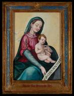 School of Valencia (XVI) - The Virgin of the Vision of Saint
