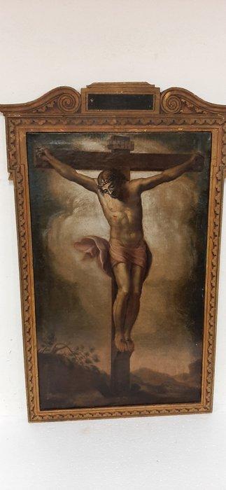 Scuola romana (XVIII) - Crocifissione, Antiek en Kunst, Kunst | Schilderijen | Klassiek