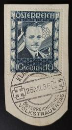 Oostenrijk 1936 - Dollfuß op briefstuk - speciale stempel, Gestempeld