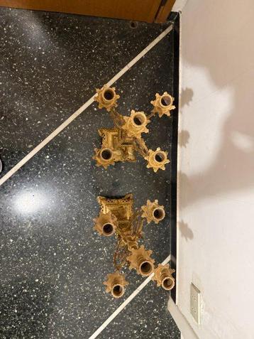 Kandelaber (2) - Brons beschikbaar voor biedingen