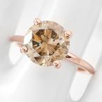 Ring - 14 karaat Roségoud - 3.11ct. tw. Diamant (Natuurlijk, Sieraden, Tassen en Uiterlijk, Ringen, Nieuw