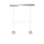 Oligo Balino Hanglamp 2-lichts LED, chroom/grijs, Huis en Inrichting, Lampen | Hanglampen, Verzenden, Nieuw