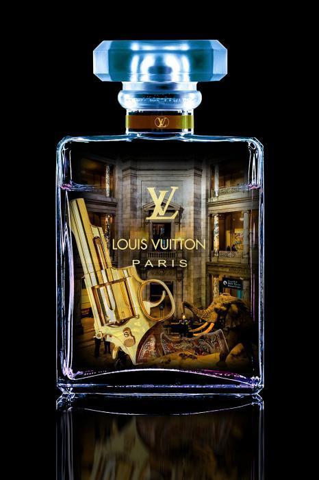 Glasschilderij Louis Vuitton Parfum | Ter Halle | 098, Huis en Inrichting, Woonaccessoires | Overige, Nieuw, Verzenden